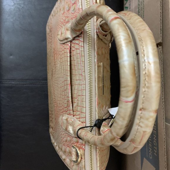 BRAHMIN Caroline Sunkiss Satchel NWT PRICE FIRM stock photos only - Picture 2 of 9